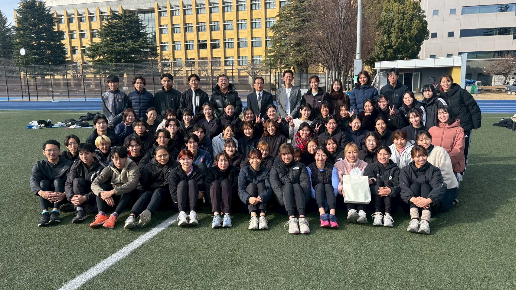 【激励訪問】短距離ブロック冬季強化練習